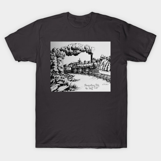 Classic Steam Locomotive T-Shirt by Hot Rod America